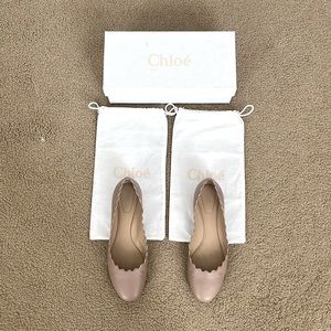 Chloe Lauren flat with box & dustbags